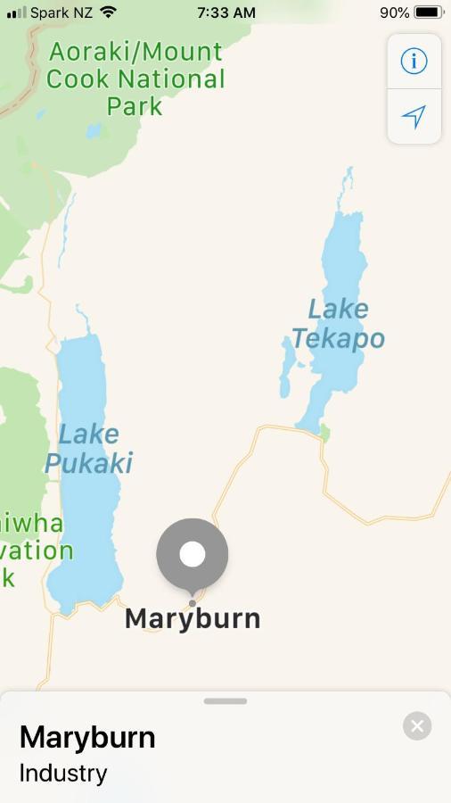 Marytrickle Leilighet Lake Tekapo Eksteriør bilde